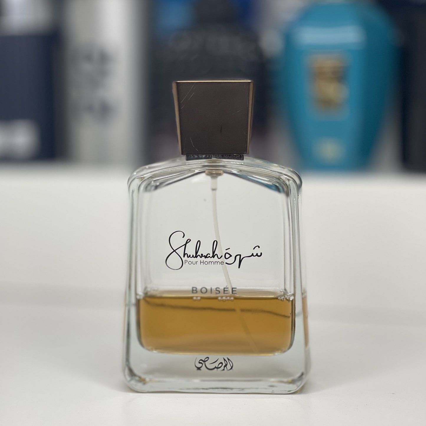 Rasasi Shuhrah Boise woody fragrance decant - Branded Perfumes BD