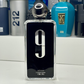 Afnan 9pm Eau De Parfum for Men bottle with black cap and sleek glass design, showcasing the men's fragrance product.