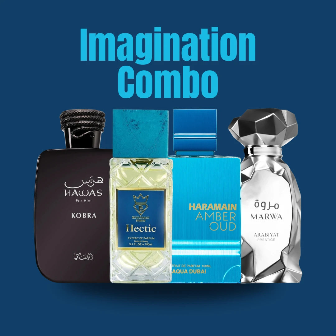 Imagination Combo 3x5ml perfume decant set with premium long-lasting fragrances for men