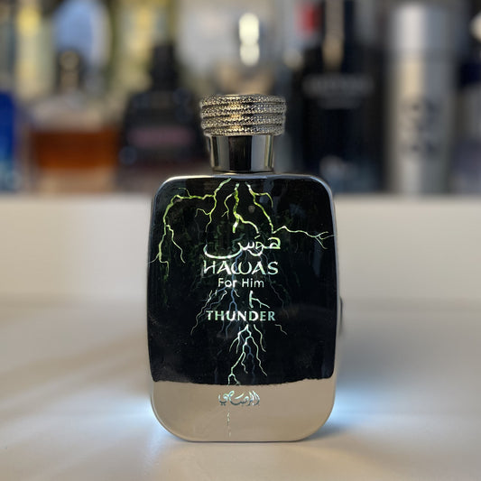 Rasasi Hawas Thunder long lasting perfume decant - Branded Perfumes BD