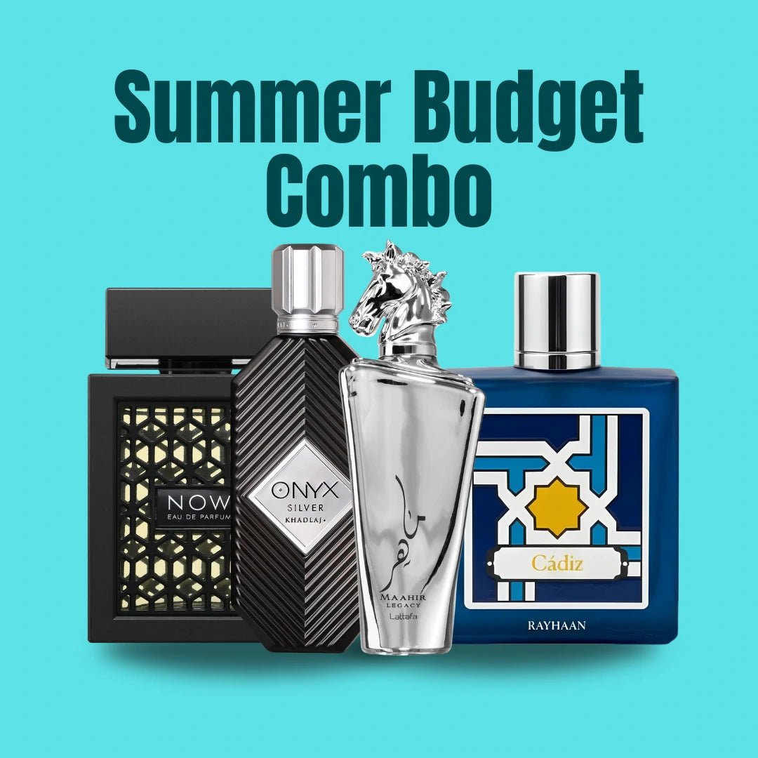 Summer Budget Combo 3x5ml perfume decant set with affordable fresh fragrances for daily use