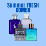 Summer Fresh Combo 4x5ml perfume decant set with fresh aquatic and clean summer fragrances